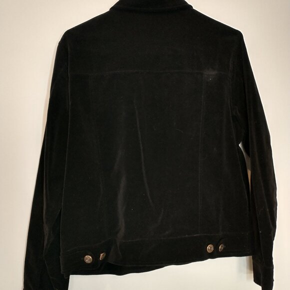 Notations Sport Velvet Jean Jacket - Picture 2 of 3